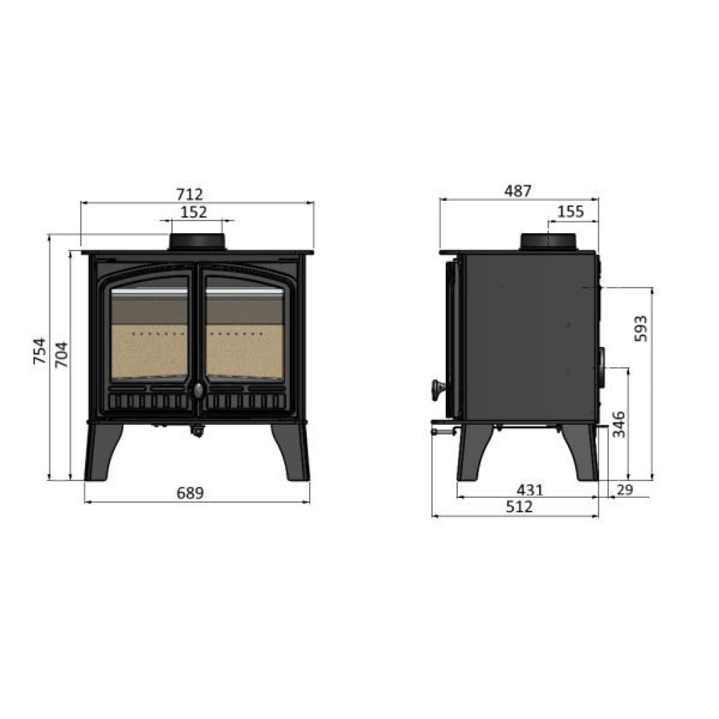 Herald 14B Eco Boiler Stove 6