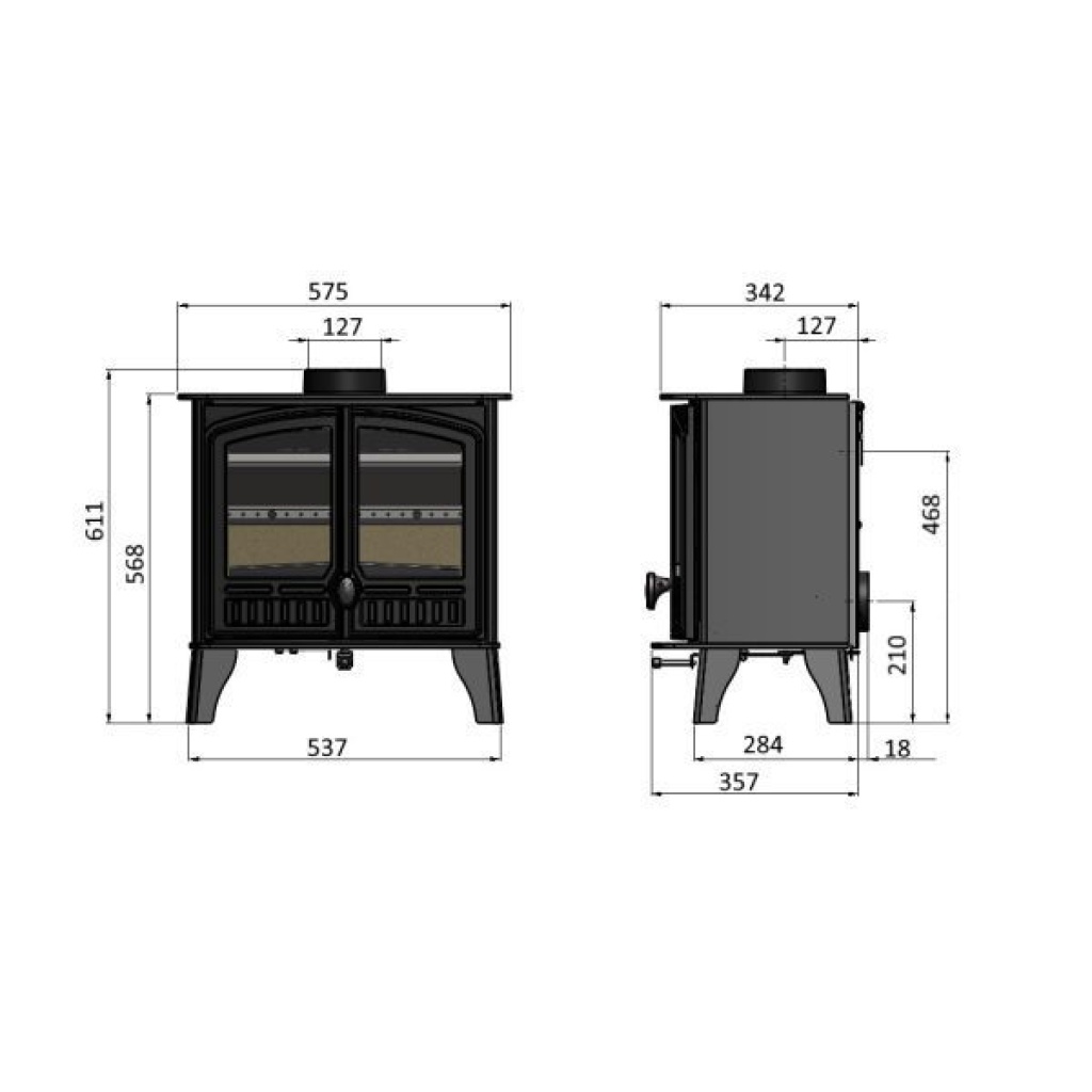 Herald 5 Slimline Eco, Double Door 6