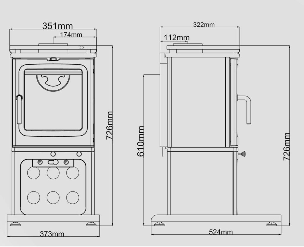 Wood burning stoves